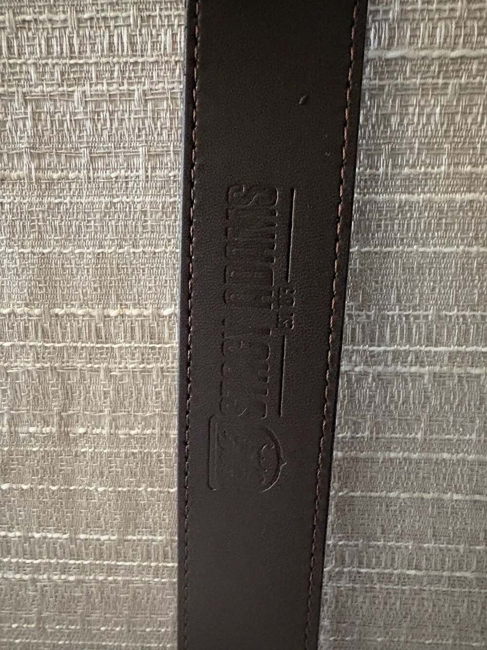 Stacy Adams Men's Classic Leather Dress Belt - Picture 4 of 6